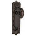 thumbnail image 1 of Nostalgic Warehouse Eadvic_Dp_Nk Victorian Solid Brass Dummy Door Knob Set - Bronze, 1 of 1