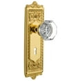 thumbnail image 1 of Nostalgic Warehouse Eadwal_Prv_238_Kh Vintage Waldorf Crystal Gem Cut Octagon Privacy Door, 1 of 1