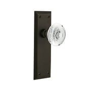 Nostalgic Warehouse Egg and Dart Passage Door Knob with New York Plate