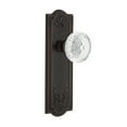 thumbnail image 1 of Nostalgic Warehouse Meacme_Dd_Nk Vintage Crystal Meadows Dummy Door Knob Set - Bronze, 1 of 2