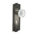 thumbnail image 1 of Nostalgic Warehouse Meacme_Prv_238_Kh Vintage Crystal Meadows Privacy Door Knob Set - Grey, 1 of 2