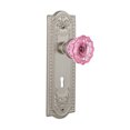 thumbnail image 1 of Nostalgic Warehouse Meacrp_Psg_234_Kh Meadows Solid Brass Rose Passage Door Knob Set -, 1 of 6