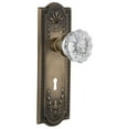 thumbnail image 1 of Nostalgic Warehouse Meacry_Psg_238_Kh Crystal Solid Brass Passage Door Knob Set - Brass, 1 of 1