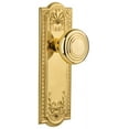 thumbnail image 1 of Nostalgic Warehouse Meadec_Prv_234_Nk Vintage Art Deco Solid Brass Privacy Door Knob Set -, 1 of 7