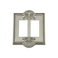 thumbnail image 1 of Nostalgic Warehouse 720002 Meadows Switch Plate with Double Rocker, Satin Nickel, 1 of 7