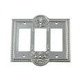 thumbnail image 1 of Nostalgic Warehouse 719859 Meadows Switch Plate with Triple Rocker, Bright Chrome, 1 of 7