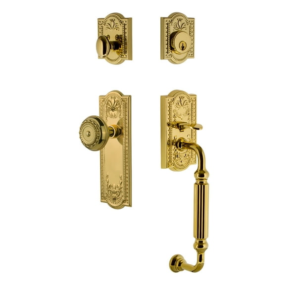 Nostalgic Warehouse Meamea_Eset_238_Fg Meadows Solid Brass Sectional Single Cylinder Keyed