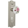 thumbnail image 1 of Nostalgic Warehouse Mearos_Dp_Kh Vintage Cottage Porcelain Painted Rose Dummy Door Knob, 1 of 1