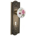 thumbnail image 1 of Nostalgic Warehouse Mearos_Psg_234_Kh Vintage Cottage Porcelain Painted Rose Passage Door, 1 of 1