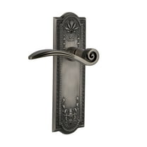 Nostalgic Warehouse Measwn_Prv_238_Nk Swan Privacy Door Lever Set - Grey