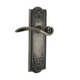 thumbnail image 1 of Nostalgic Warehouse Measwn_Psg_238_Nk Swan Passage Door Lever Set - Grey, 1 of 1