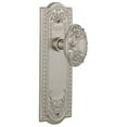 thumbnail image 1 of Nostalgic Warehouse Meavic_Dp_Nk Victorian Solid Brass Dummy Door Knob Set - Nickel, 1 of 1