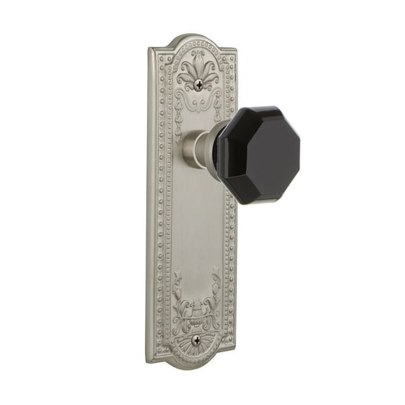Nostalgic Warehouse Meawab_Psg_238_Nk Meadows Solid Brass Rose Passage Door Knob Set -