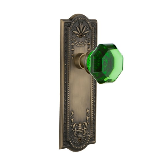 Nostalgic Warehouse Waldorf Dummy Door Knob with Meadows Plate