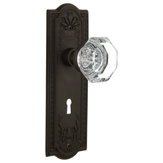 Nostalgic Warehouse Meawal_Psg_234_Kh Vintage Waldorf Gem Cut Octagon Crystal Passage Door