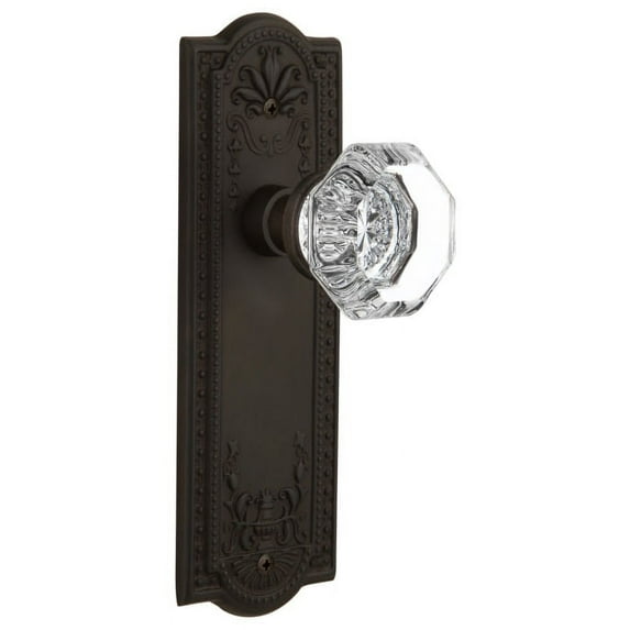 Nostalgic Warehouse Meawal_Psg_234_Nk Vintage Waldorf Gem Cut Octagon Crystal Passage Door