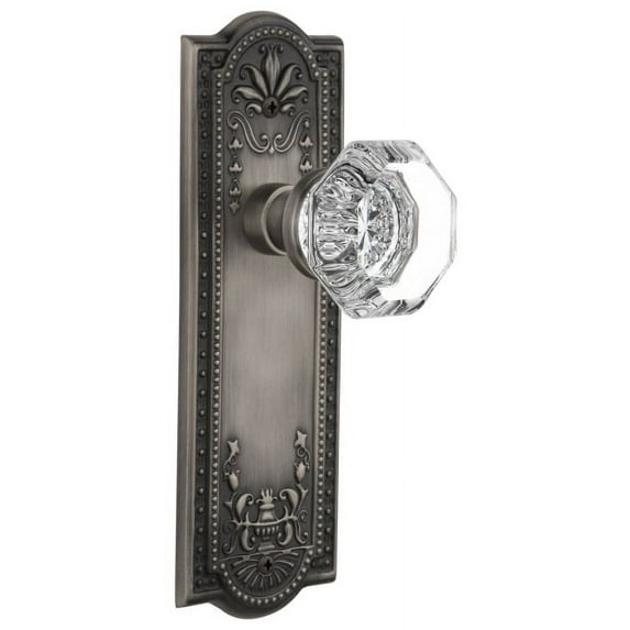 Nostalgic Warehouse Meawal_Psg_238_Nk Vintage Waldorf Gem Cut Octagon Crystal Passage Door