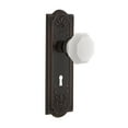 thumbnail image 1 of Nostalgic Warehouse Meawaw_Mrt_214_Kh Meadows Solid Brass Rose Vintage Retrofit Entry Door, 1 of 1