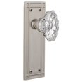thumbnail image 1 of Nostalgic Warehouse Mischa_Dp_Nk Vintage Chateau Fluted Crystal Dummy Door Knob Set -, 1 of 1