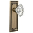 thumbnail image 1 of Nostalgic Warehouse Mischa_Prv_238_Nk Vintage Chateau Fluted Crystal Privacy Door Knob Set, 1 of 1