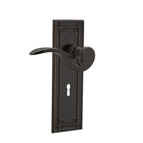 Nostalgic Warehouse Misman_Dd_Kh Manor Non-Turning Two-Sided Lever Set - Bronze
