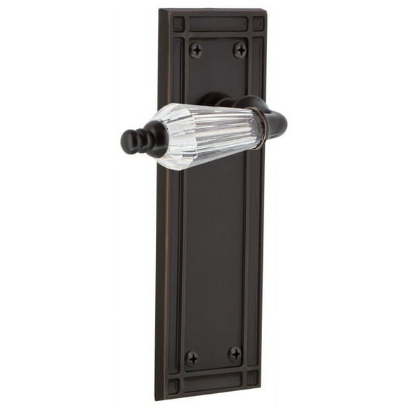 Nostalgic Warehouse Misprl_Psg_238_Nk Parlor Solid Brass Passage Lever Set - Bronze