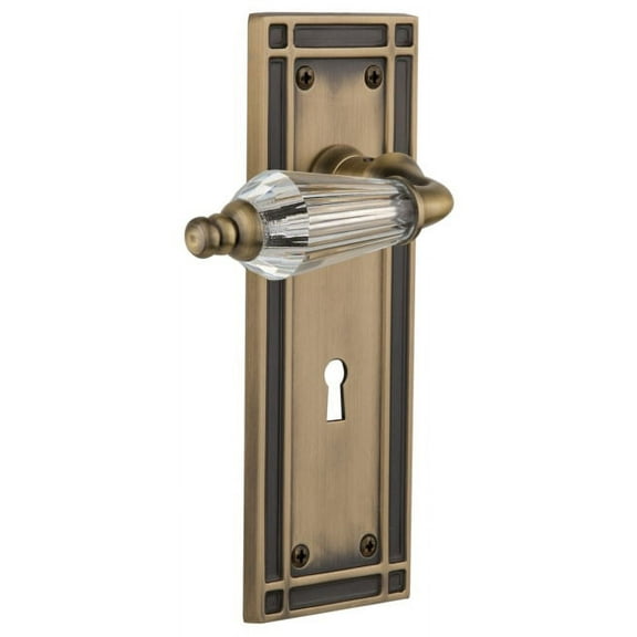 Nostalgic Warehouse Misprl_Sd_Kh Parlor Solid Brass Single Dummy Lever - Brass