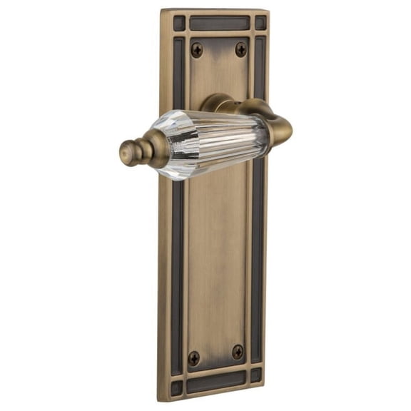 Nostalgic Warehouse Misprl_Sd_Nk Parlor Solid Brass Single Dummy Lever - Brass