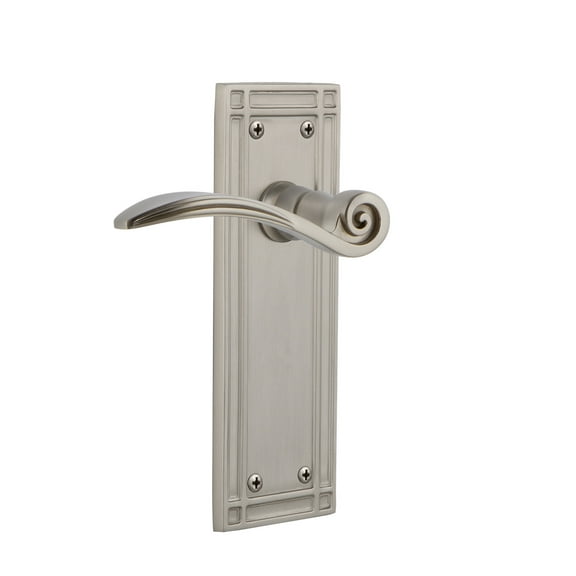 Nostalgic Warehouse Misswn_Prv_238_Nk Swan Privacy Door Lever Set - Nickel