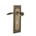 thumbnail image 1 of Nostalgic Warehouse Misswn_Sd_Kh_Rh Swan Non-Turning One-Sided Door Lever - Brass, 1 of 1