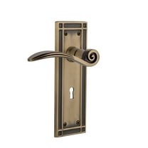 Nostalgic Warehouse Misswn_Sd_Kh_Rh Swan Non-Turning One-Sided Door Lever - Brass