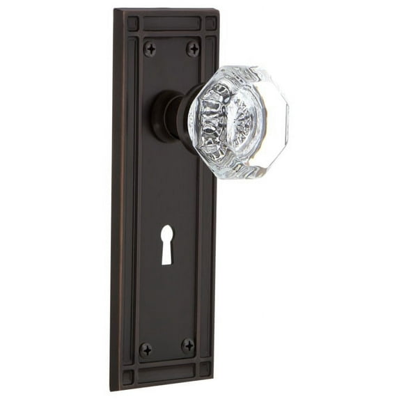 Nostalgic Warehouse Miswal_Sd_Kh Waldorf Solid Brass Single Dummy Door Knob - Bronze