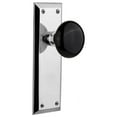 thumbnail image 1 of Nostalgic Warehouse Nykblk_Sd_Nk Black Porcelain Solid Brass Single Dummy Door Knob -, 1 of 1