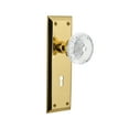 thumbnail image 1 of Nostalgic Warehouse Nykcme_Prv_238_Kh Vintage Crystal Meadows Privacy Door Knob Set -, 1 of 2