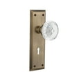 thumbnail image 1 of Nostalgic Warehouse Nykcme_Psg_234_Kh Vintage Crystal Meadows Passage Door Knob Set -, 1 of 2