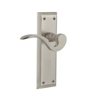 Nostalgic Warehouse Nykman_Sd_Nk_Rh Manor Non-Turning One-Sided Door Lever - Nickel