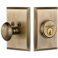 thumbnail image 1 of Nostalgic Warehouse Nyknyk_1Cyl_234_Na New York Solid Brass Single Cylinder Deadbolt -, 1 of 1