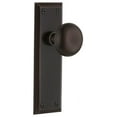 thumbnail image 1 of Nostalgic Warehouse Nyknyk_Prv_238_Nk New York Solid Brass Privacy Door Knob Set - Bronze, 1 of 7