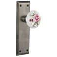 thumbnail image 1 of Nostalgic Warehouse Nykros_Psg_238_Nk Rose Porcelain Solid Brass Passage Door Knob Set -, 1 of 1