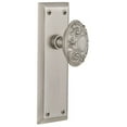 thumbnail image 1 of Nostalgic Warehouse Nykvic_Dp_Nk Victorian Solid Brass Dummy Door Knob Set - Nickel, 1 of 1