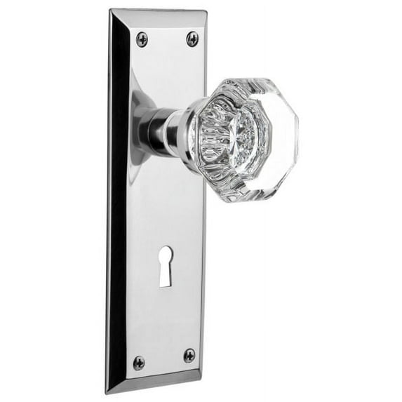 Nostalgic Warehouse Nykwal_Mrt_214_Kh Waldorf Solid Brass Vintage Skeleton Key Retrofit