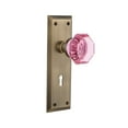 thumbnail image 1 of Nostalgic Warehouse Nykwap_Psg_238_Kh New York Solid Brass Rose Passage Door Knob Set -, 1 of 7