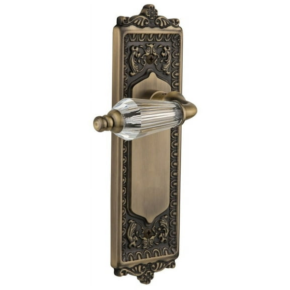 Nostalgic Warehouse Eadprl_Prv_234_Nk Vintage Parlor Crystal Lever Privacy Lever Set -