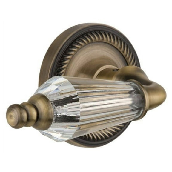 Nostalgic Warehouse Ropprl_Psg_234_Nk Parlor Solid Brass Passage Lever Set - Brass