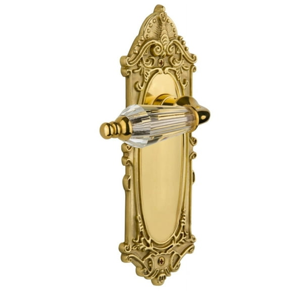 Nostalgic Warehouse Vicprl_Prv_234_Nk Parlor Solid Brass Privacy Lever Set - Brass