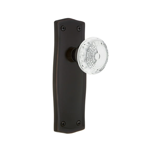 Nostalgic Warehouse Pracme_Prv_238_Nk Vintage Crystal Meadows Privacy Door Knob Set -