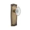 thumbnail image 1 of Nostalgic Warehouse Pracvi_Dd_Nk Vintage Crystal Victorian Dummy Door Knob Set - Brass, 1 of 2