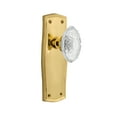 thumbnail image 1 of Nostalgic Warehouse Pracvi_Sd_Nk Vintage Crystal Victorian Single Dummy Door Knob - Brass, 1 of 2