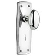 thumbnail image 1 of Nostalgic Warehouse Prahom_Sd_Kh Homestead Solid Brass Single Dummy Door Knob - Chrome, 1 of 1