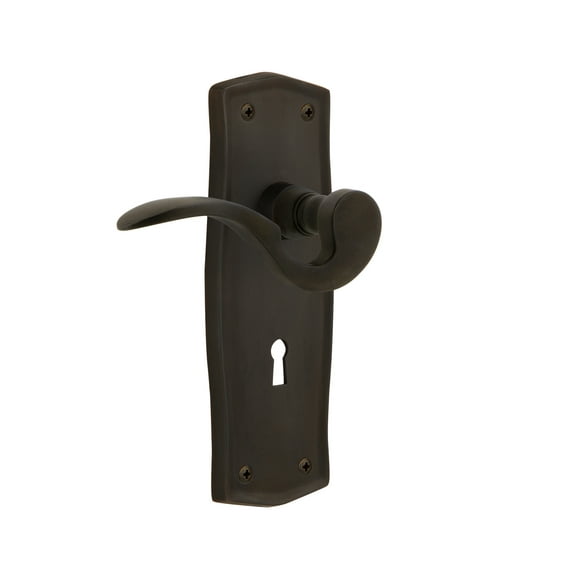 Nostalgic Warehouse Praman_Psg_238_Kh Manor Passage Door Lever Set - Bronze